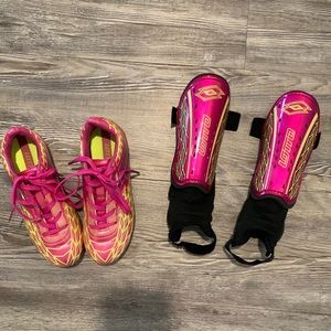 Soccer Cleats And Shin Pads Girls